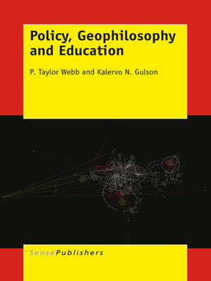 cover image of Policy, Geophilosophy and Education